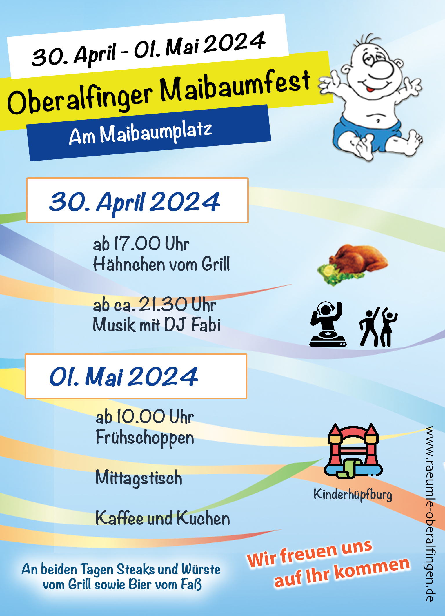 Oberalfinger Maibaumfest 2024
